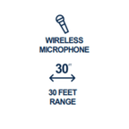 Professional Microphone Kit with Wireless Receiver