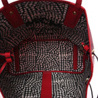 Visetos Medium Liz Reversible Shopper Tote Ruby Red