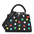 LV X YK Taurillon Capucines MM Black