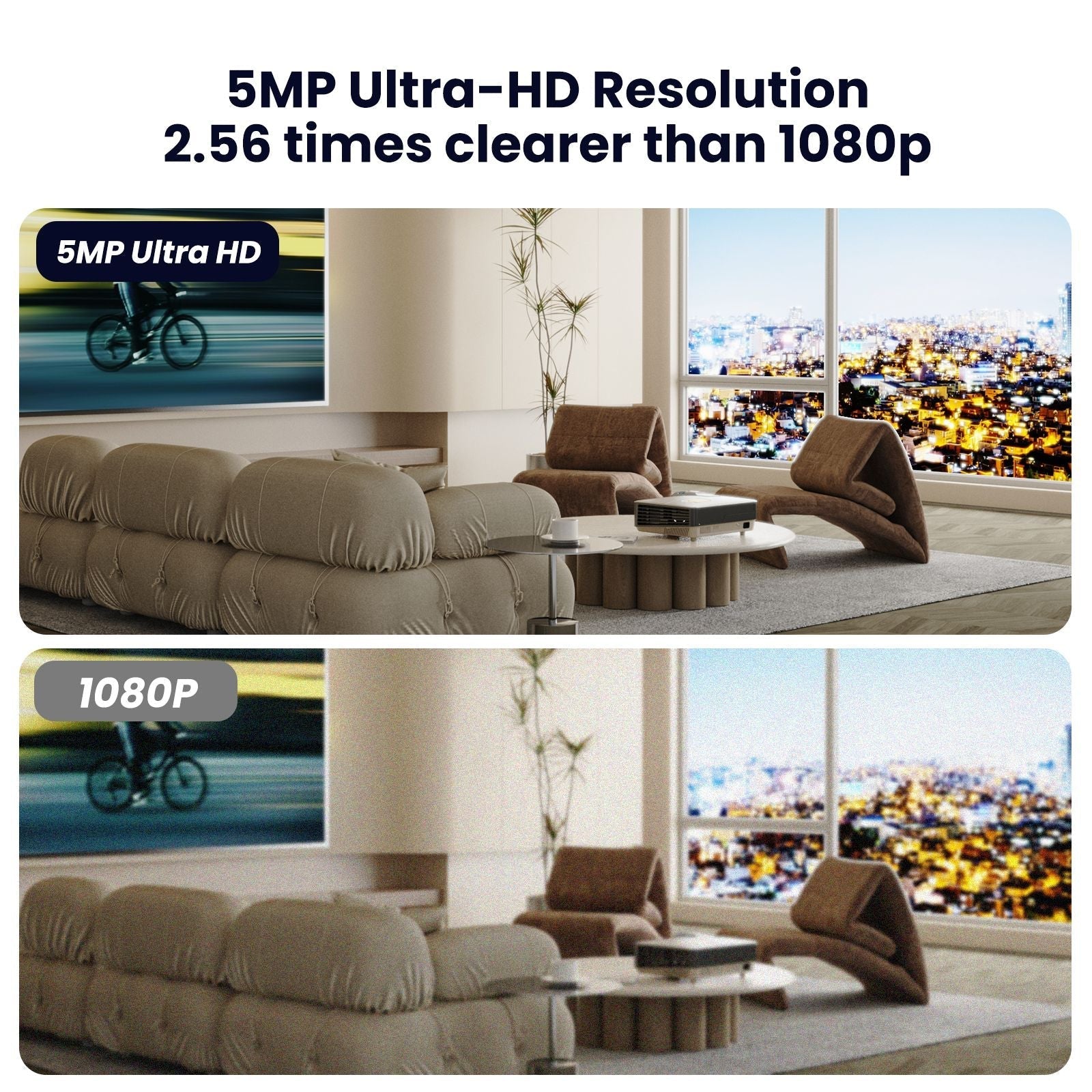 Smart 3K 5MP Indoor Security Camera, Dual-Band 2.4G/5G WiFi Camera with Auto Tracking, Motion Alerts, Two-Way Audio, Alexa Compatible