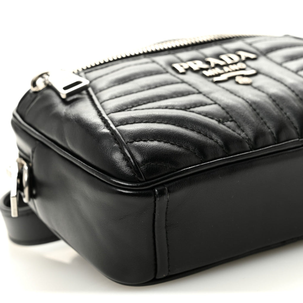 Soft Calfskin Impunture Diagramme Belt Bag Black