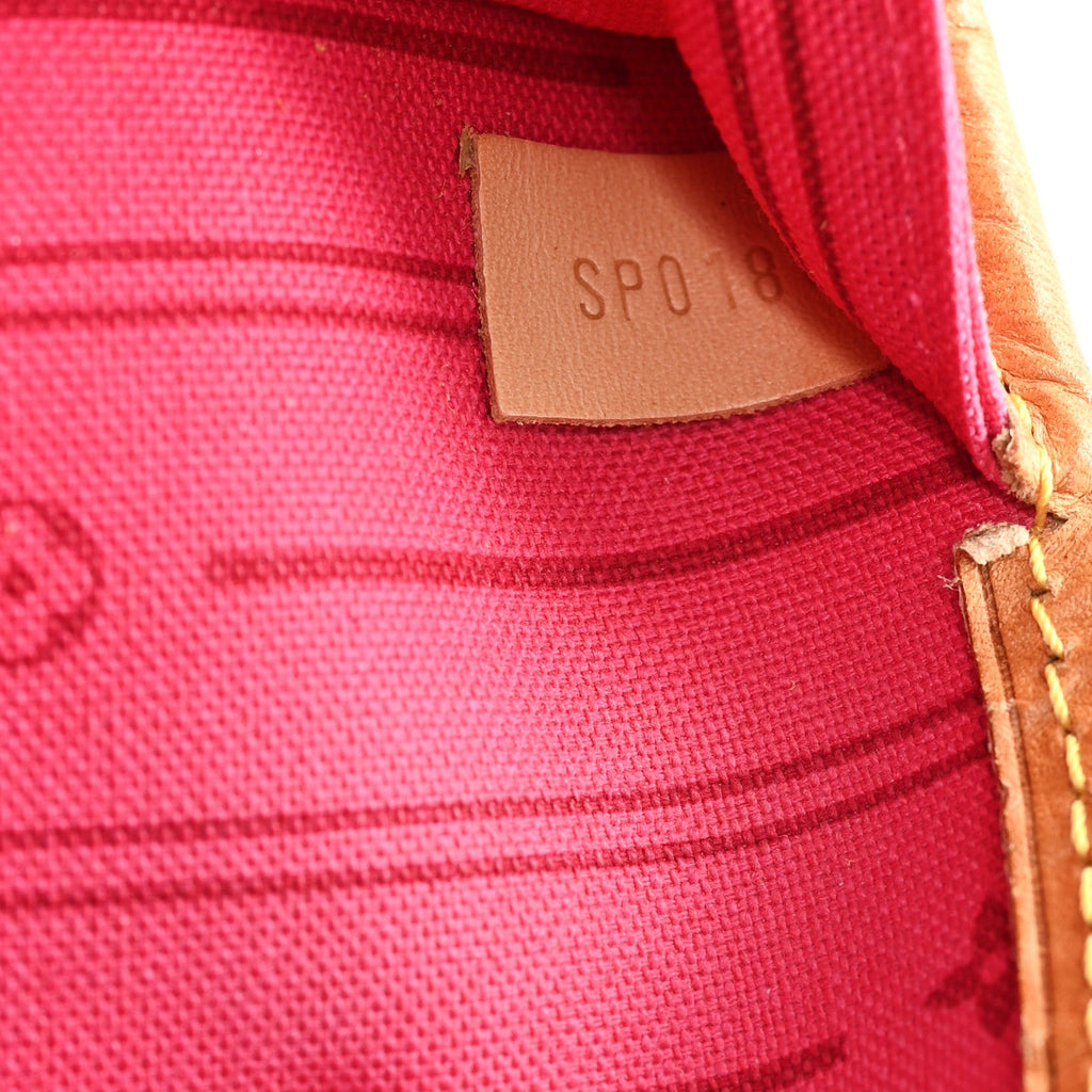 Monogram My LV Heritage Neverfull MM Fuchsia Black