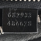GG Supreme Monogram Textured Calfskin Retro Interlocking G Belt Bag Black