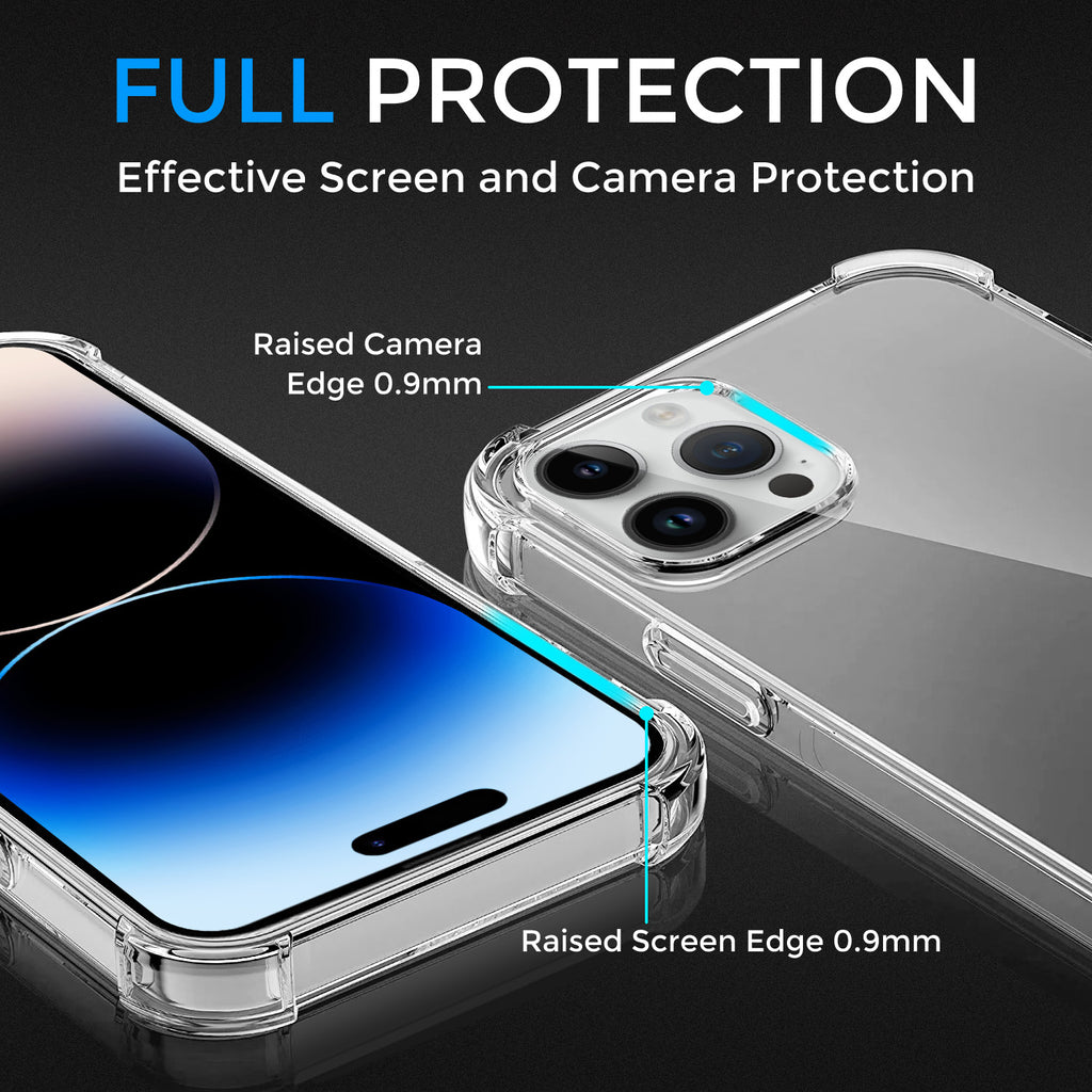 Alpha Digital Iphone14pro -clear/ Soft/ Flex- Anti-fingerprint & Full Protection