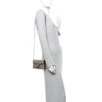 GG Supreme Monogram Super Mini Dionysus Shoulder Bag Taupe