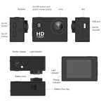 4K Action Sport Waterproof Camera 20 MP Recorder HD 1080P Camcorder Video 170°