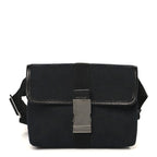 GG Monogram Web Buckle Belt Bag Black