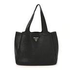 Vitello Daino Soft Large Dynamique Tote Black