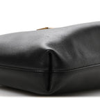 Lambskin Pochon Shoulder Bag Black