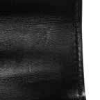 Boarded Dyana Lux Calfskin Web Monochrome Mini Bamboo 1947 Top Handle Bag Black