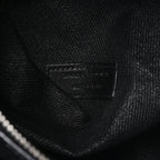 Linen Calfskin Rive Gauche Tote Black