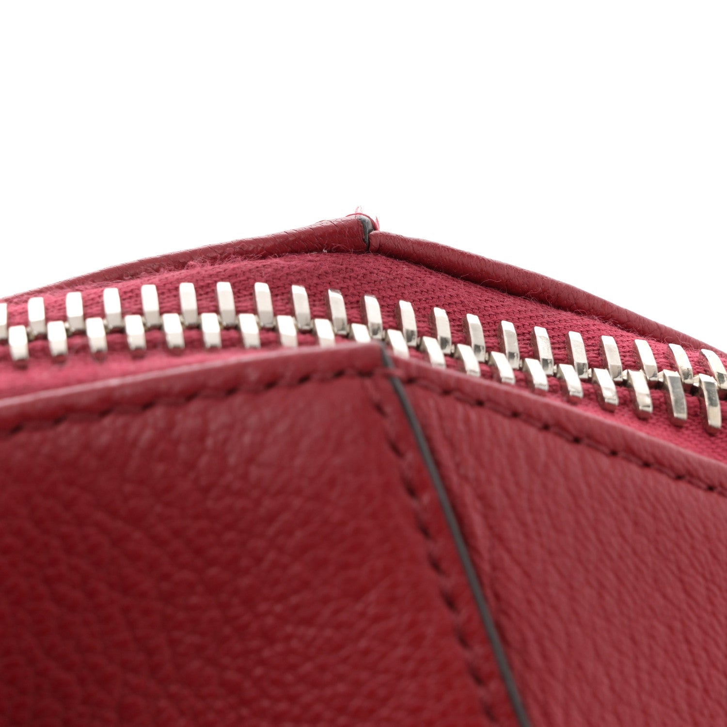 Sugar Goatskin Small Antigona Vermillon