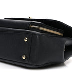 Caviar Quilted Medium Business Affinity Flap Black