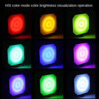 Full color RGB pocket fill light  version mini mobile phone live broadcast square fill light camera photography portable led light