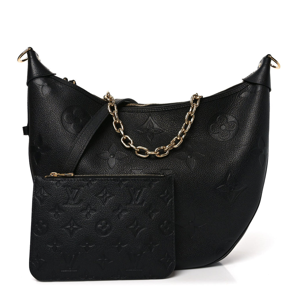 Empreinte Monogram Giant Loop Hobo Black