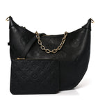Empreinte Monogram Giant Loop Hobo Black