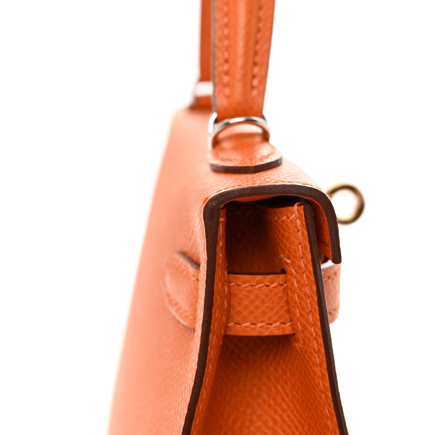 Epsom Mini Kelly Sellier 20 Orange