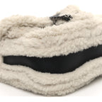 Sakai Be Green Calfskin Shearling Mini Dionysus Top Handle Bag Black