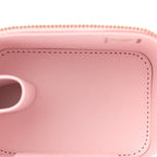 Caviar Quilted Mini Vanity Case With Chain Light Pink