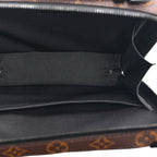 Monogram Macassar Handle Soft Trunk Black