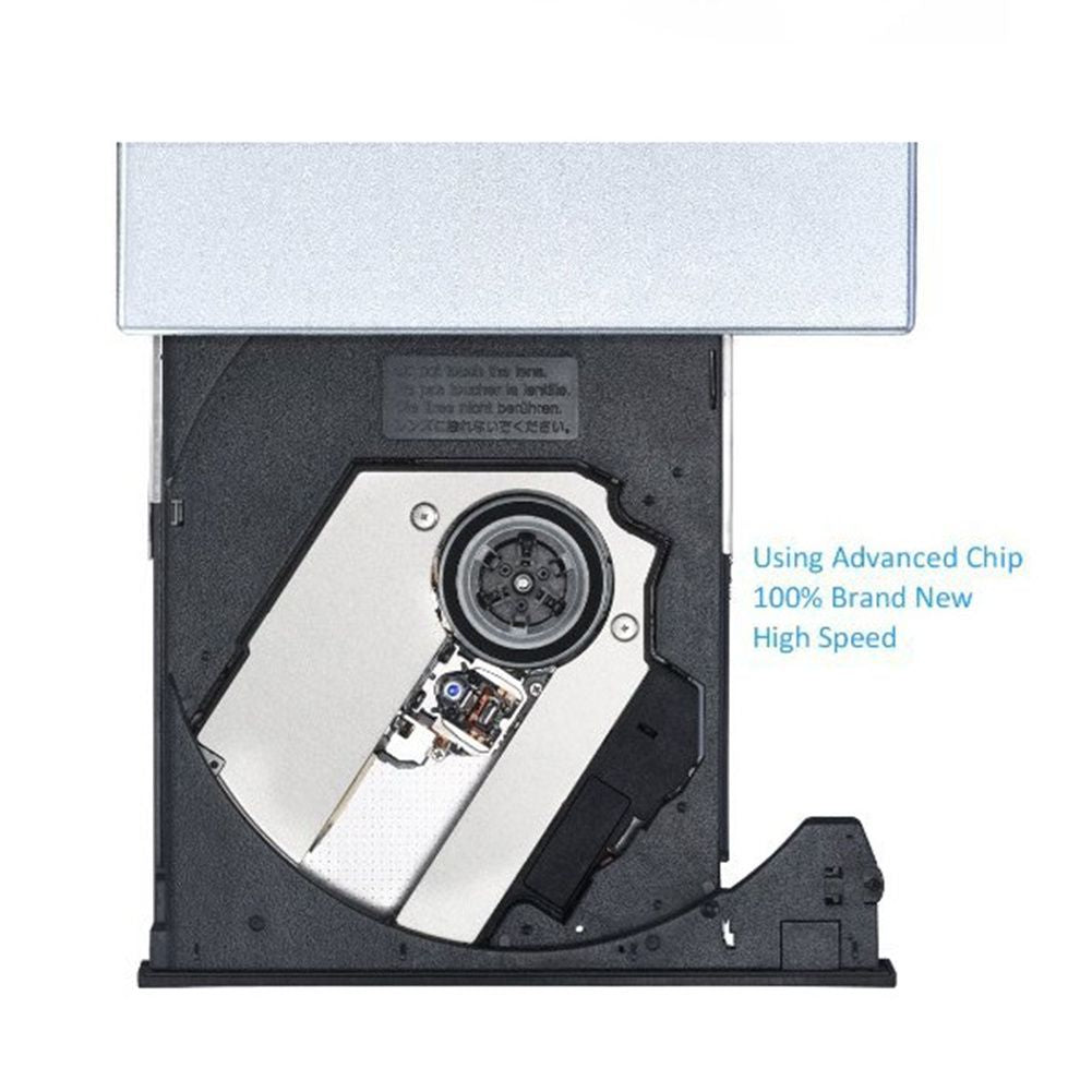 Portable USB 3.0 Slim External Optical DVD RW CD Writer Drive Burner Card Reader Player Optical Drives For Laptop PC Windows