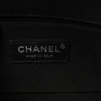 Caviar Quilted Small Boy Flap Black
