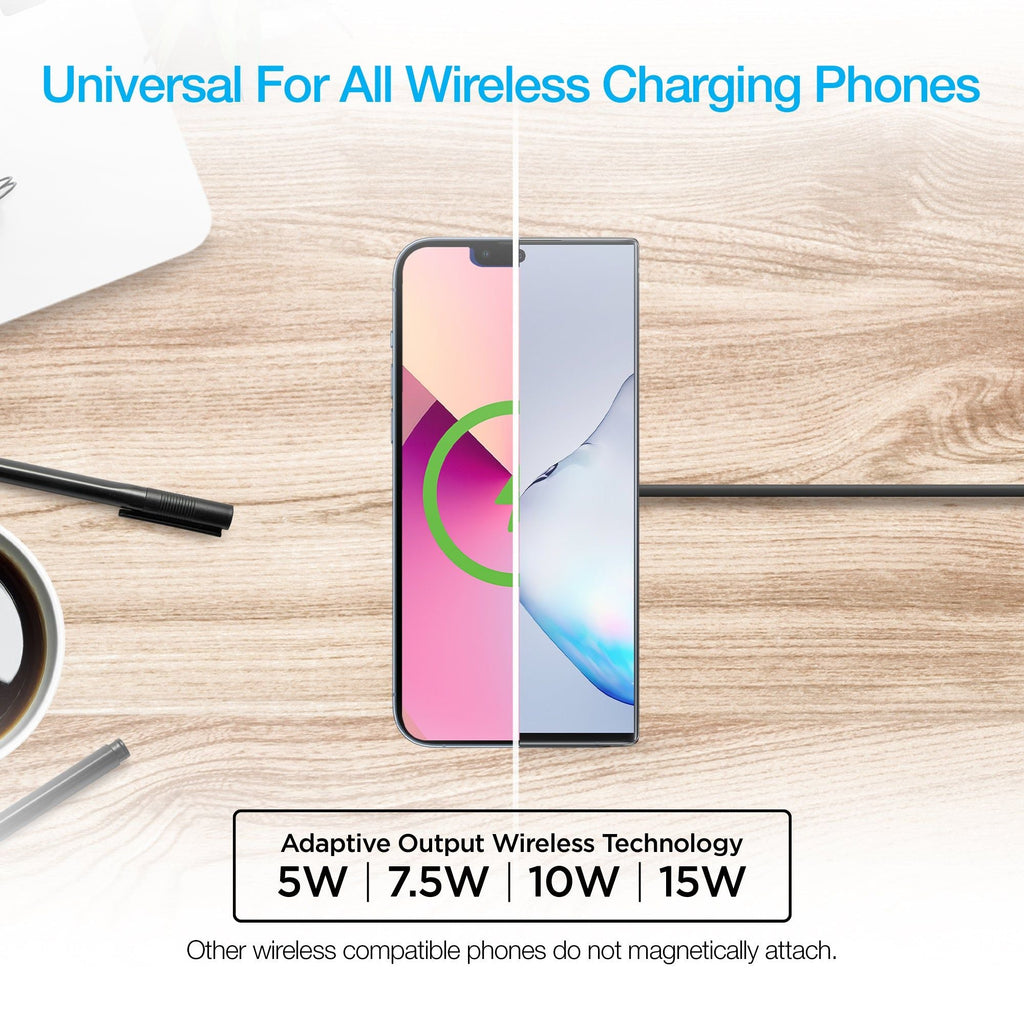 Alloy Magnetic 15W Wireless Fast Charger