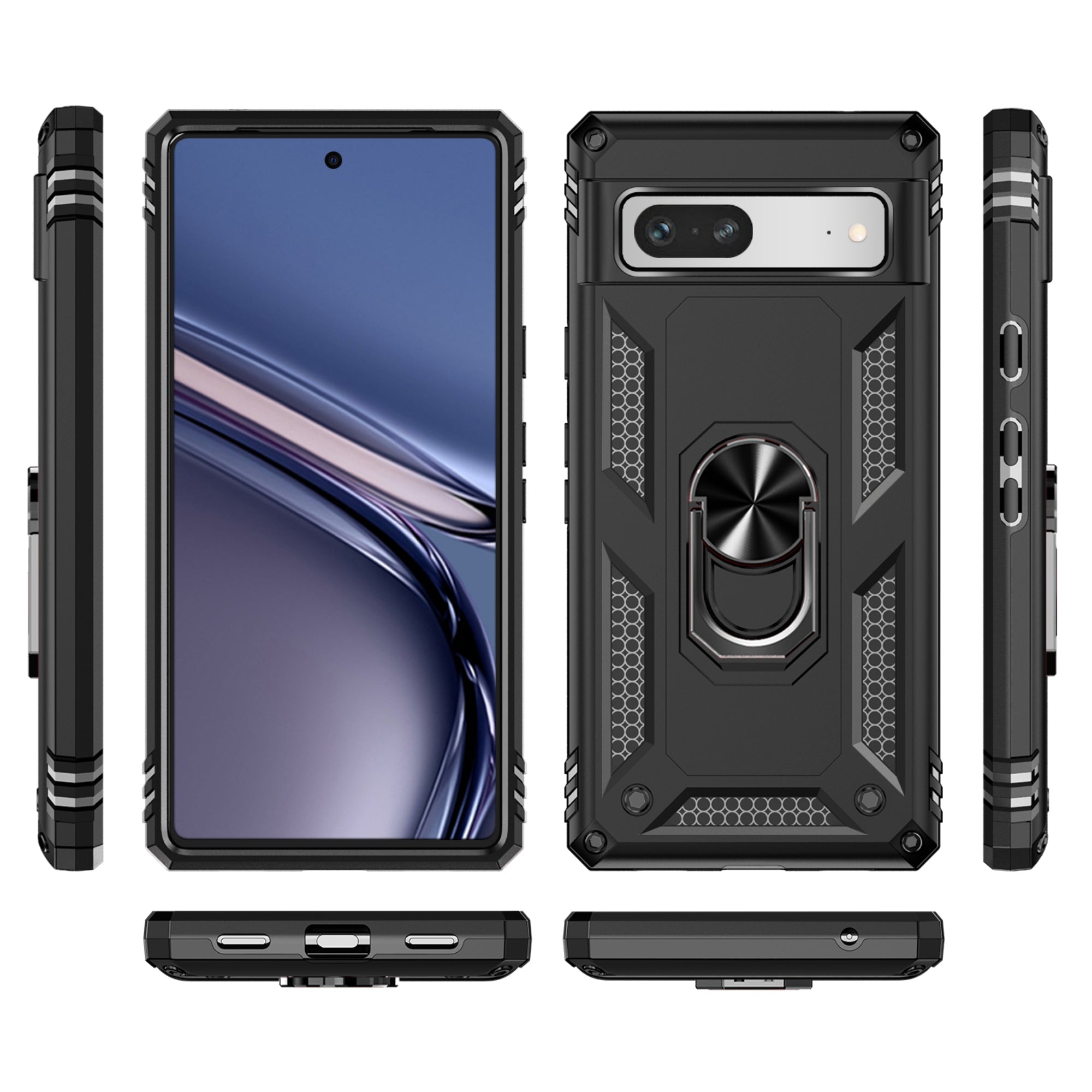 SAHARA - Raider Series Kickstand with Belt Clip Case - Google Pixel 7a