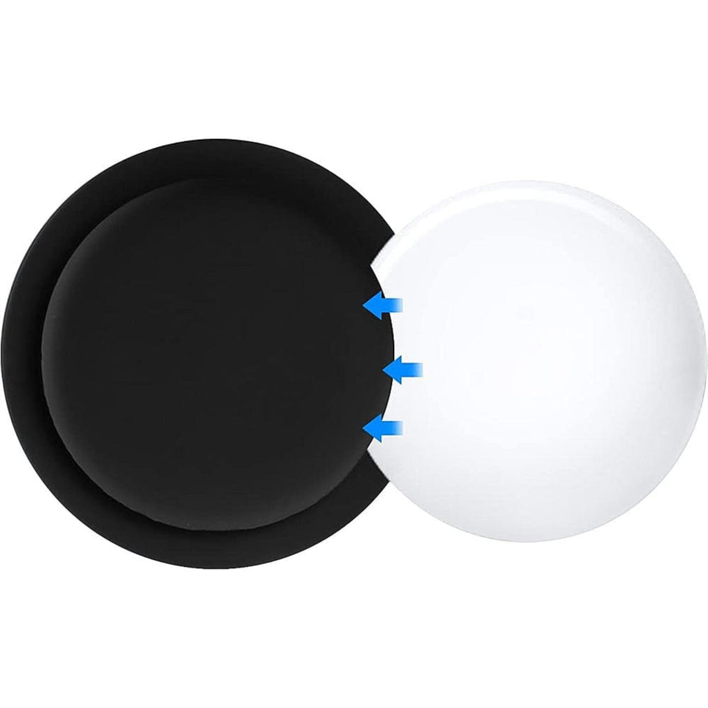 SAHARA - StickOn Silicone Case for Apple AirTag (2-Pack) - Black
