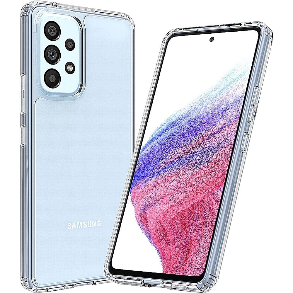 SAHARA - Hybrid-Flex Hard Shell Case for Samsung Galaxy A53 5G - Clear