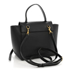 Grained Calfskin Nano Belt Bag Black