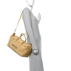 Suede Calfskin Medium New Luggage Beige