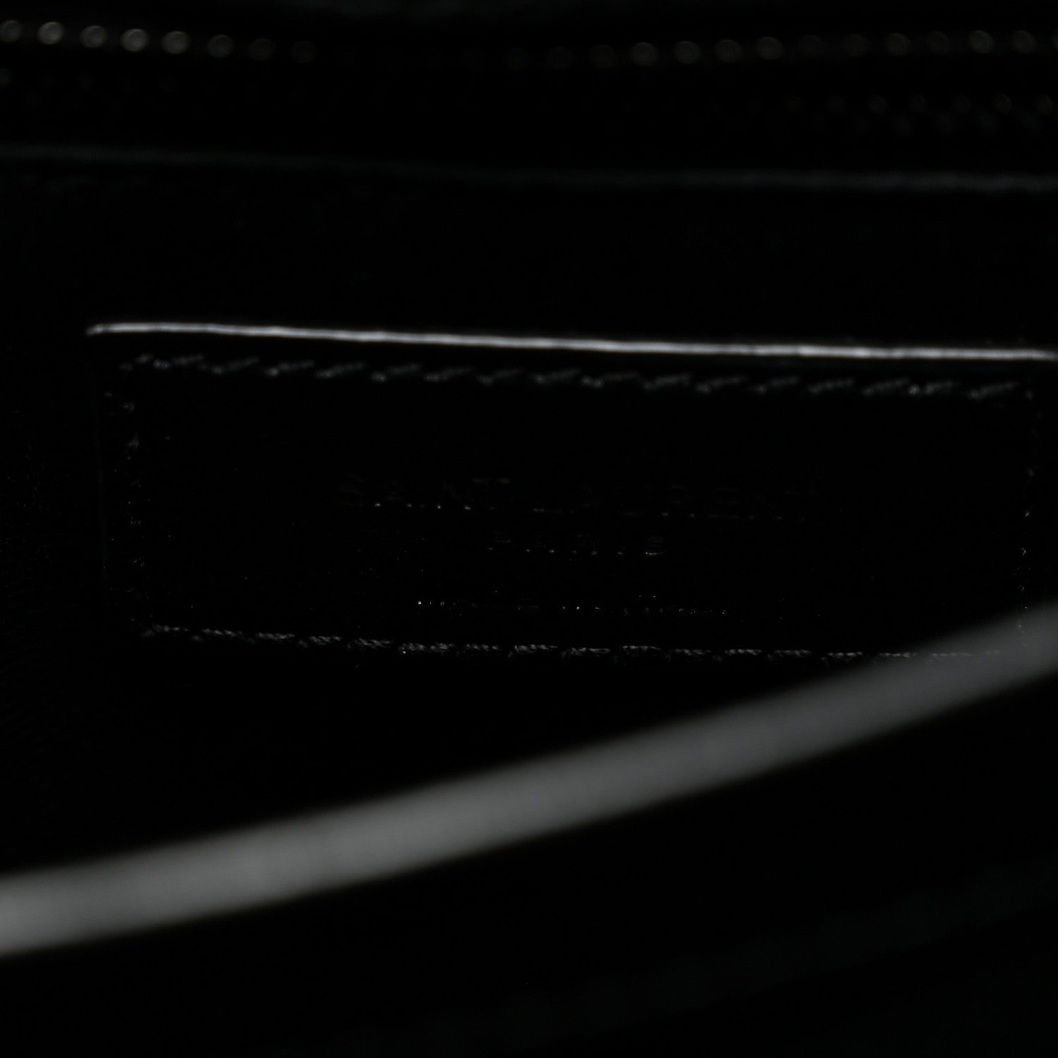 Calfskin Y Quilted Monogram Monochrome Toy Loulou Crossbody Bag Black