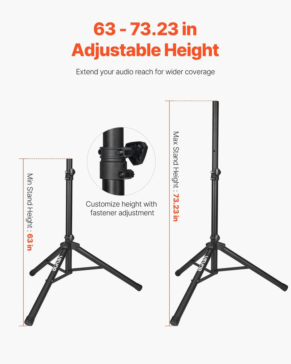 Portable PA System, 2000W (PMPO) Powered, Sound System Set with 3 Channel Mixer, Dual Speakers, Wireless Bluetooth, Microphone, Compact Stands, USB & SD Inputs, Remote Control, for DJs Events