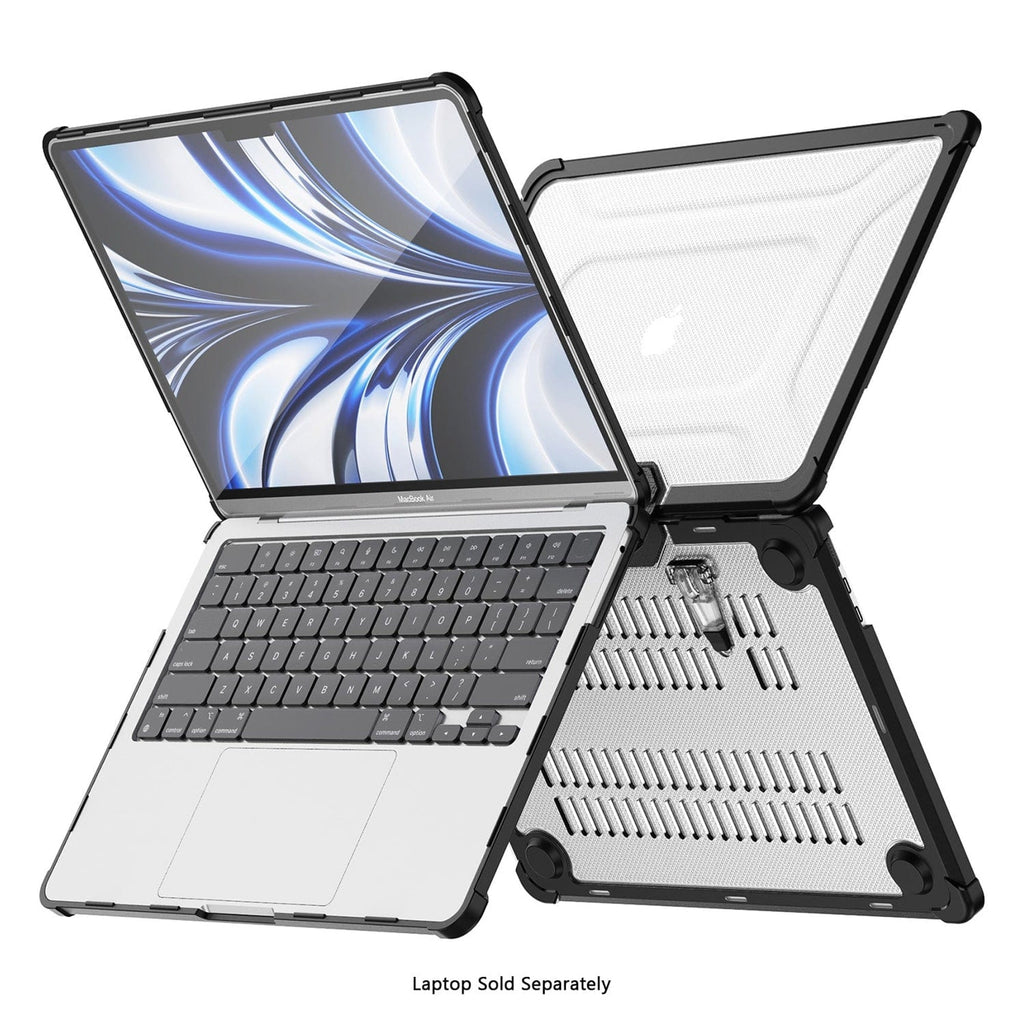 SAHARA -  Heavy-Duty Raider Series Case with Stand for MacBook Air 13.6" (2024)