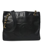 Lambskin CC Shoulder Bag Black
