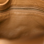 Nappa Maxi Intreccio Padded Cassette Crossbody Bag Caramel