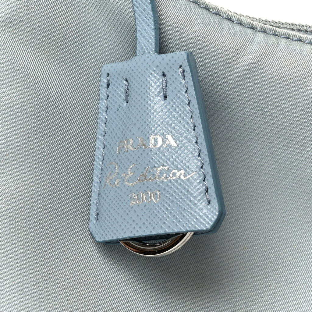 Tessuto Nylon Mini Re-Edition 2000 Bag Astrale