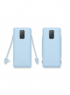Any Charge 10K: All-in-One 10,000mAh Power Bank with Built-in Cables & Wall Plug
