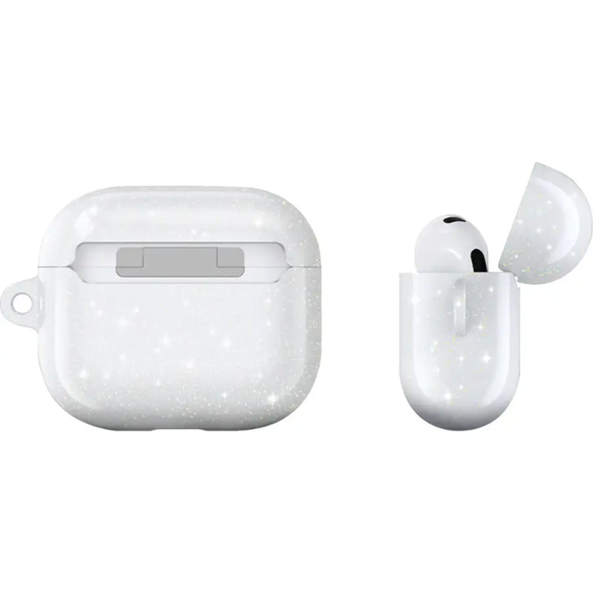SAHARA - Inspire Series Sparkle Case for Apple AirPods (3rd Generation) - Transparent
