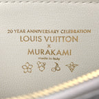 LV x TM Lambskin Embossed Monogram Coussin PM White Multicolor