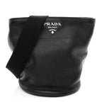 Vitello Daino Bucket Bag Black