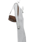 Cuoio Roma Sellerissima Nappa Sintetica Tape Stitch Baguette Fettuccia