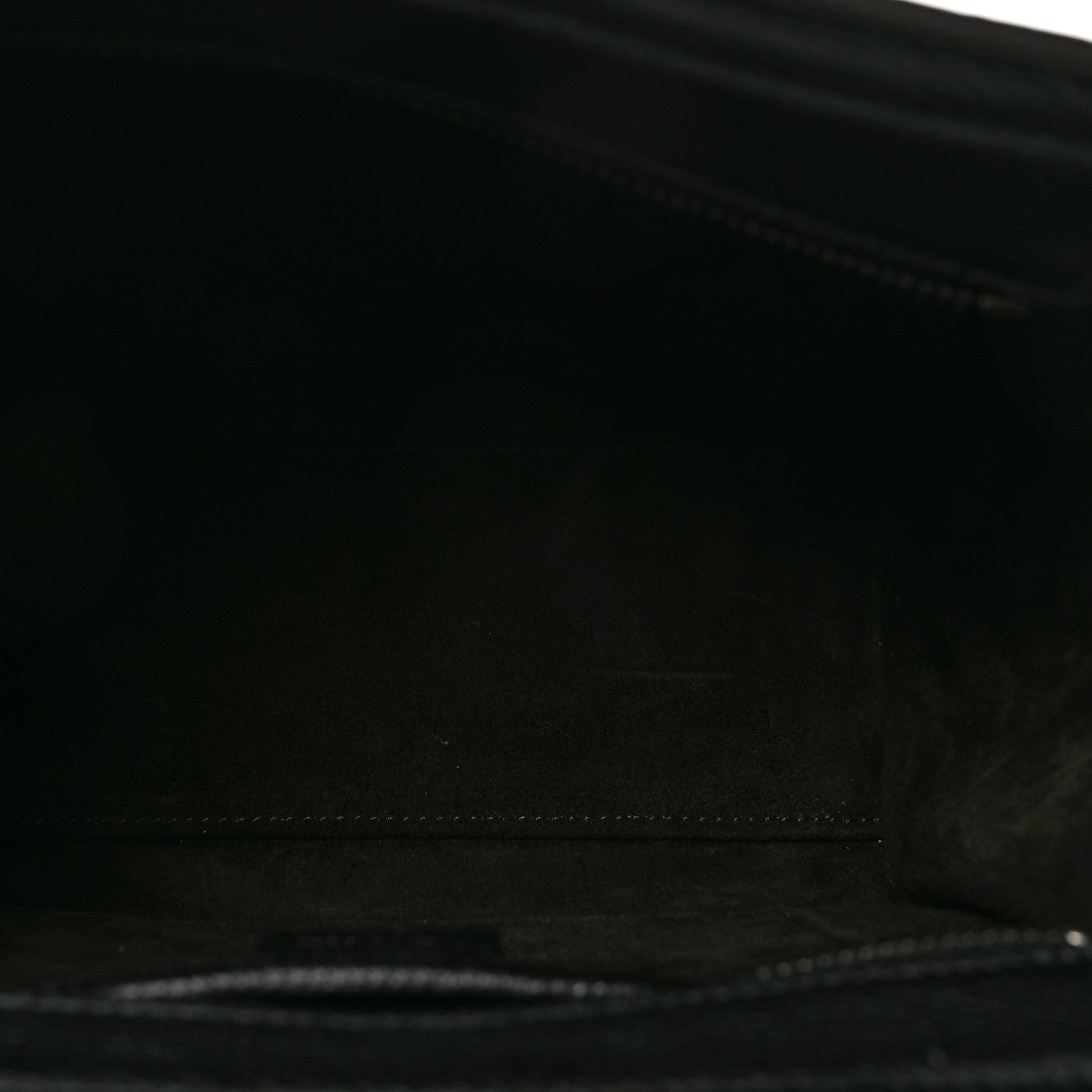 Drummed Calfskin Nano Luggage Black