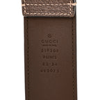 GG Supreme Monogram Ophidia Belted iPhone Case 85 34 Dark Brown