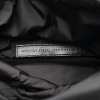 Recycled Sport Nylon Logo Embroidered Wheel Beltpack Black