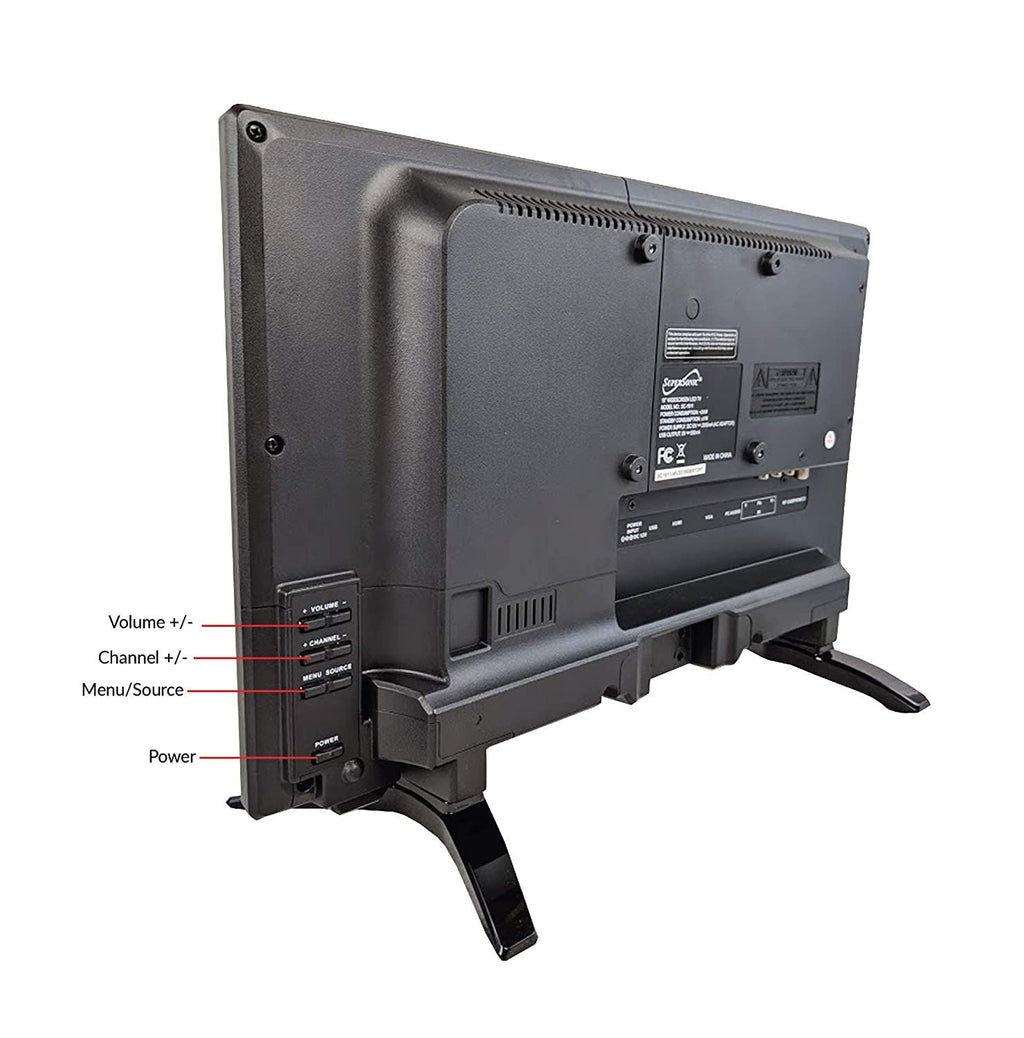 19" 12 Volt AC/DC Widescreen LED HDTV with USB and HDMI