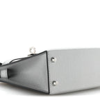 Metallic Chevre Chamkilight Mini Kelly Sellier 20 Argent