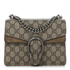 GG Supreme Monogram Mini Dionysus Shoulder Bag Taupe