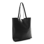 Calfskin Medium Shopping Tote Black
